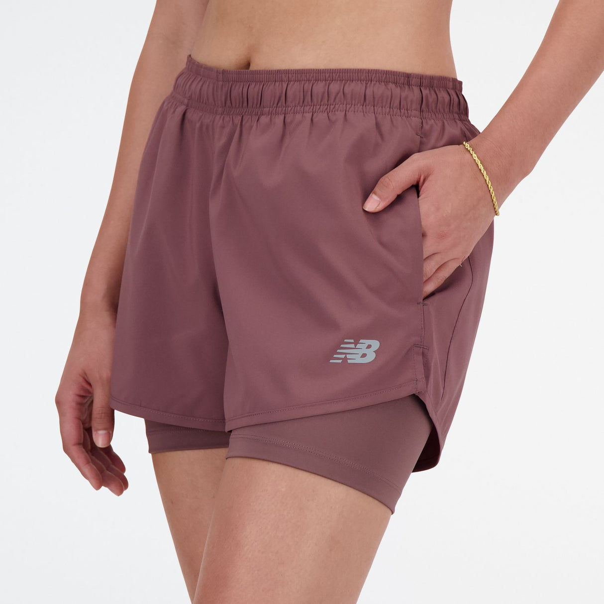 New Balance Women's Sport Essentials 2-in-1 Shorts-4