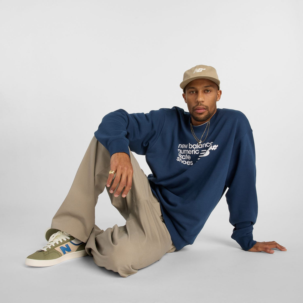 New Balance Men's Numeric French Terry Crew-2
