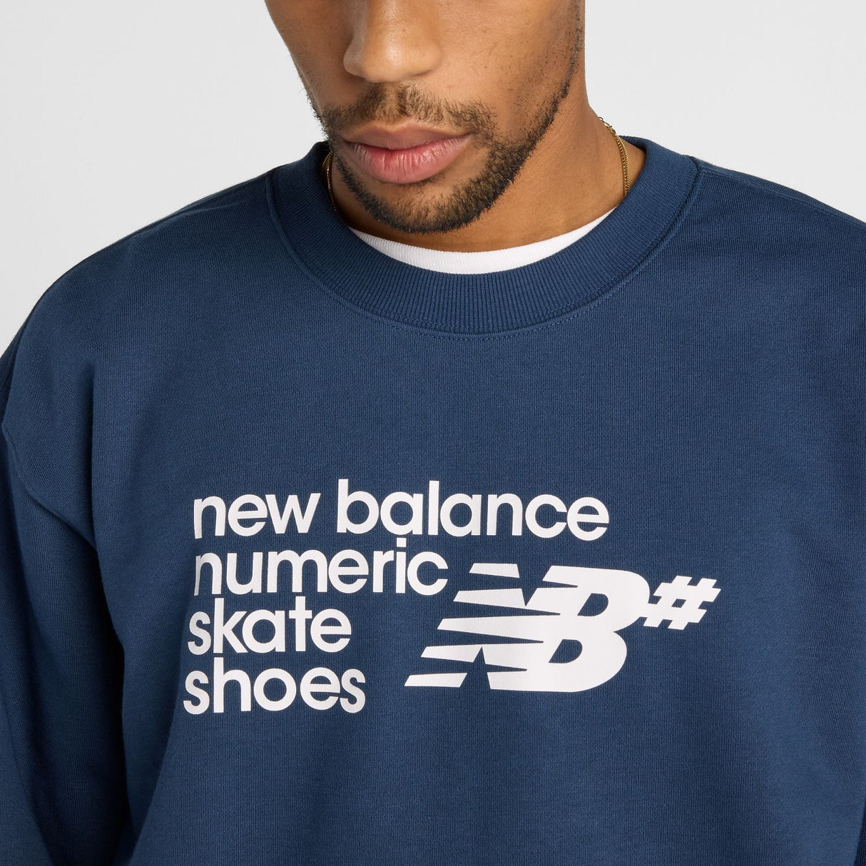 New Balance Men's Numeric French Terry Crew-6