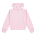 New Balance Youth Brush Back Small Logo Full Zip Hoodie-1