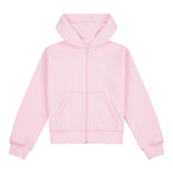 New Balance Youth Brush Back Small Logo Full Zip Hoodie-1
