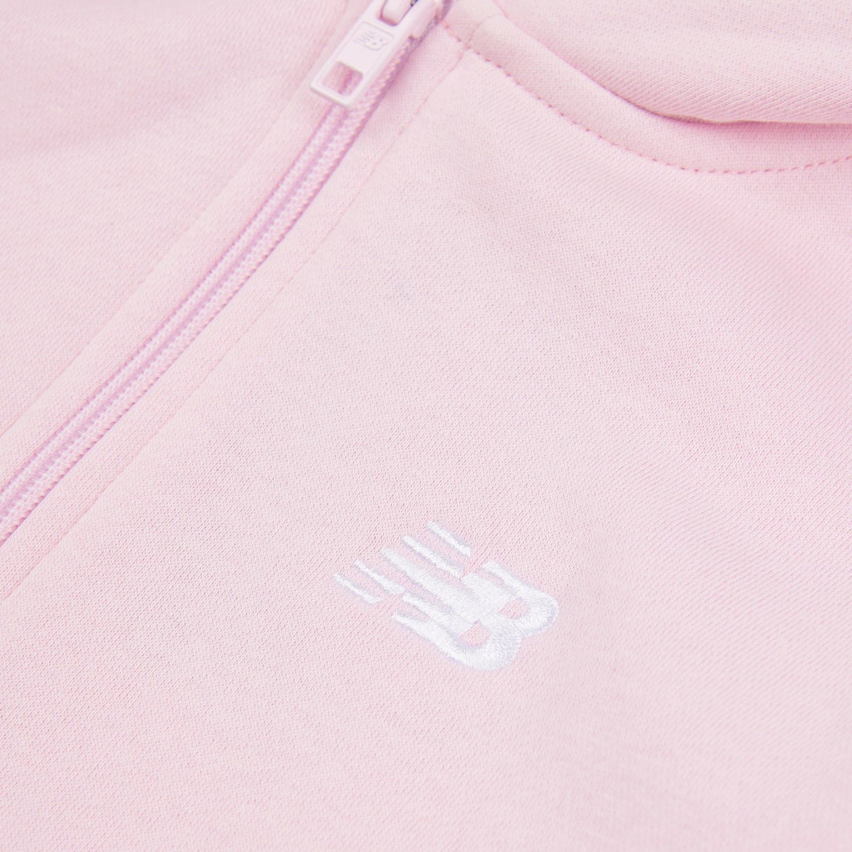 New Balance Youth Brush Back Small Logo Full Zip Hoodie-3