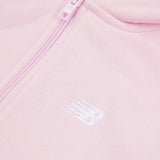 New Balance Youth Brush Back Small Logo Full Zip Hoodie-3