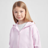 New Balance Youth Brush Back Small Logo Full Zip Hoodie-7