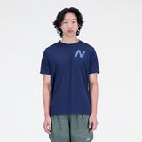 New Balance Men's Graphic Impact Run Short Sleeve-1
