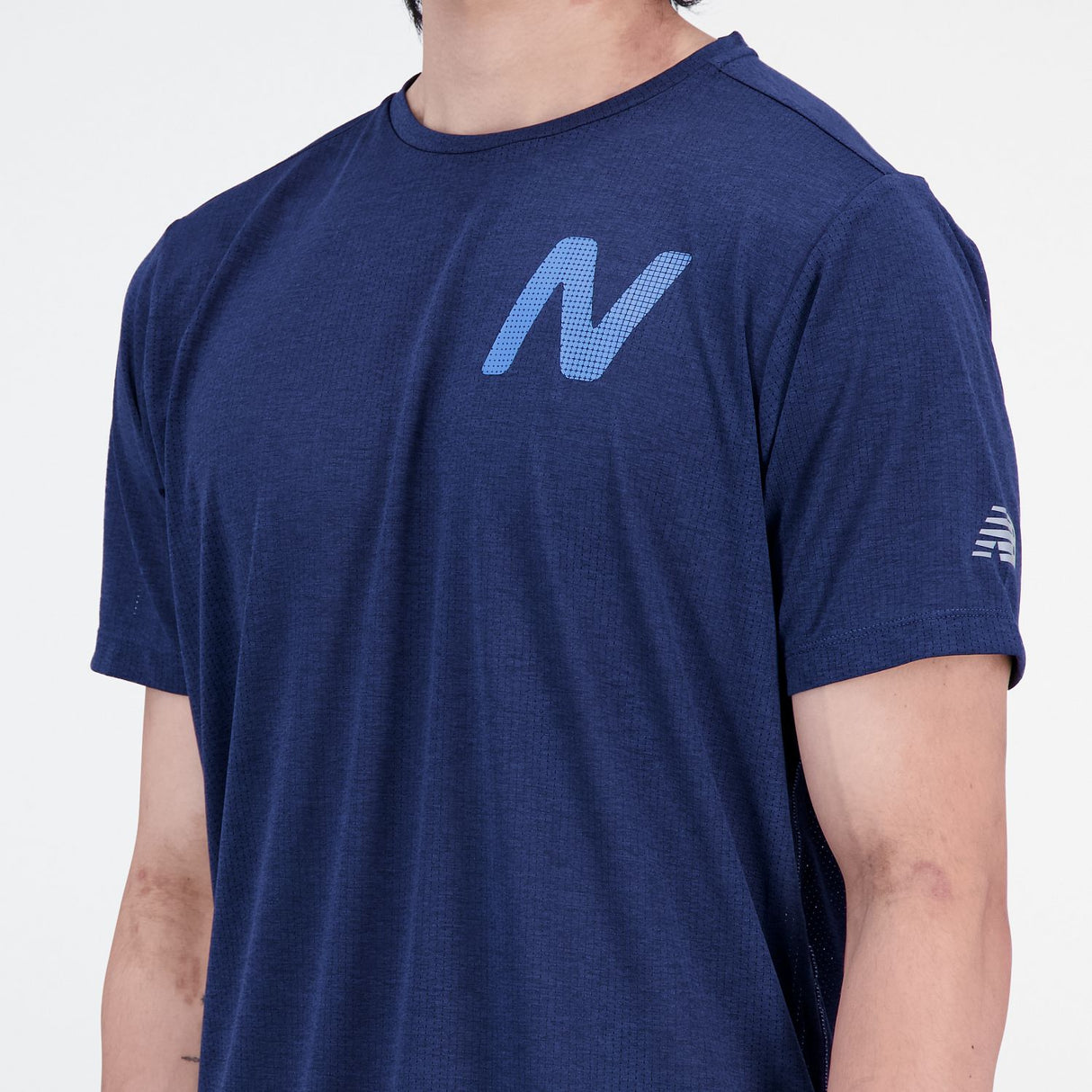 New Balance Men's Graphic Impact Run Short Sleeve-6