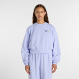 New Balance Women's Athletics Premium Logo Relaxed Crop Crew-2
