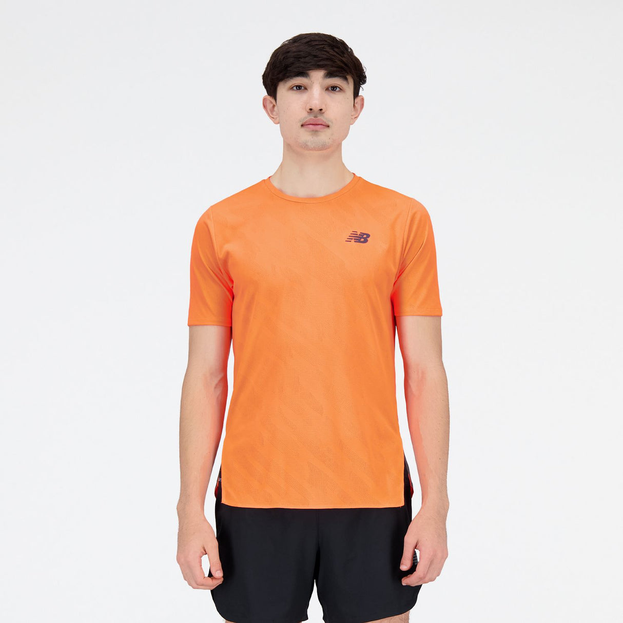New Balance Men's Q Speed Jacquard Short Sleeve-1
