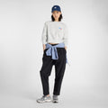 New Balance Women's Athletics Premium Logo Relaxed Crop Crew-1