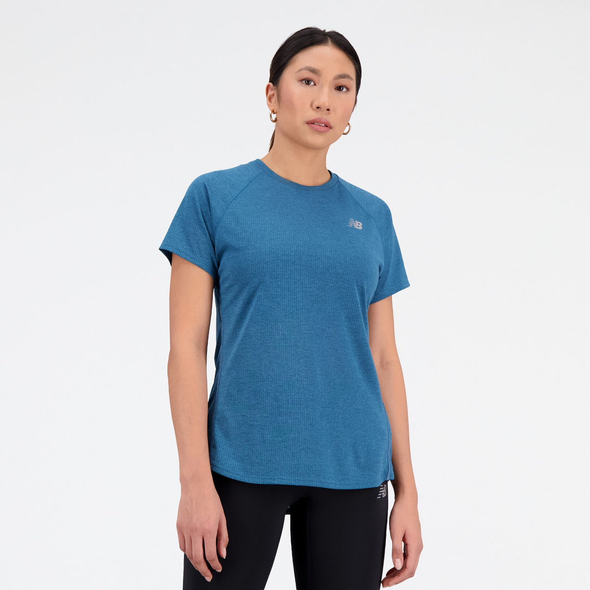 New Balance Women's Impact Run Short Sleeve-1