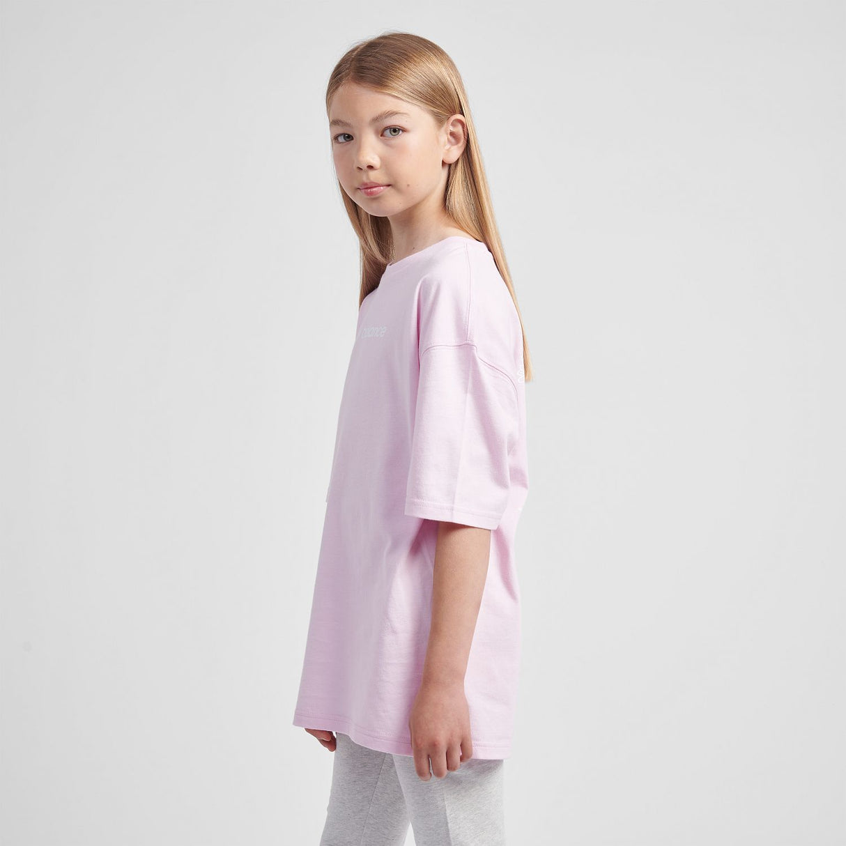 New Balance Youth Girl's Floral Sneaker Graphics T-Shirt-5