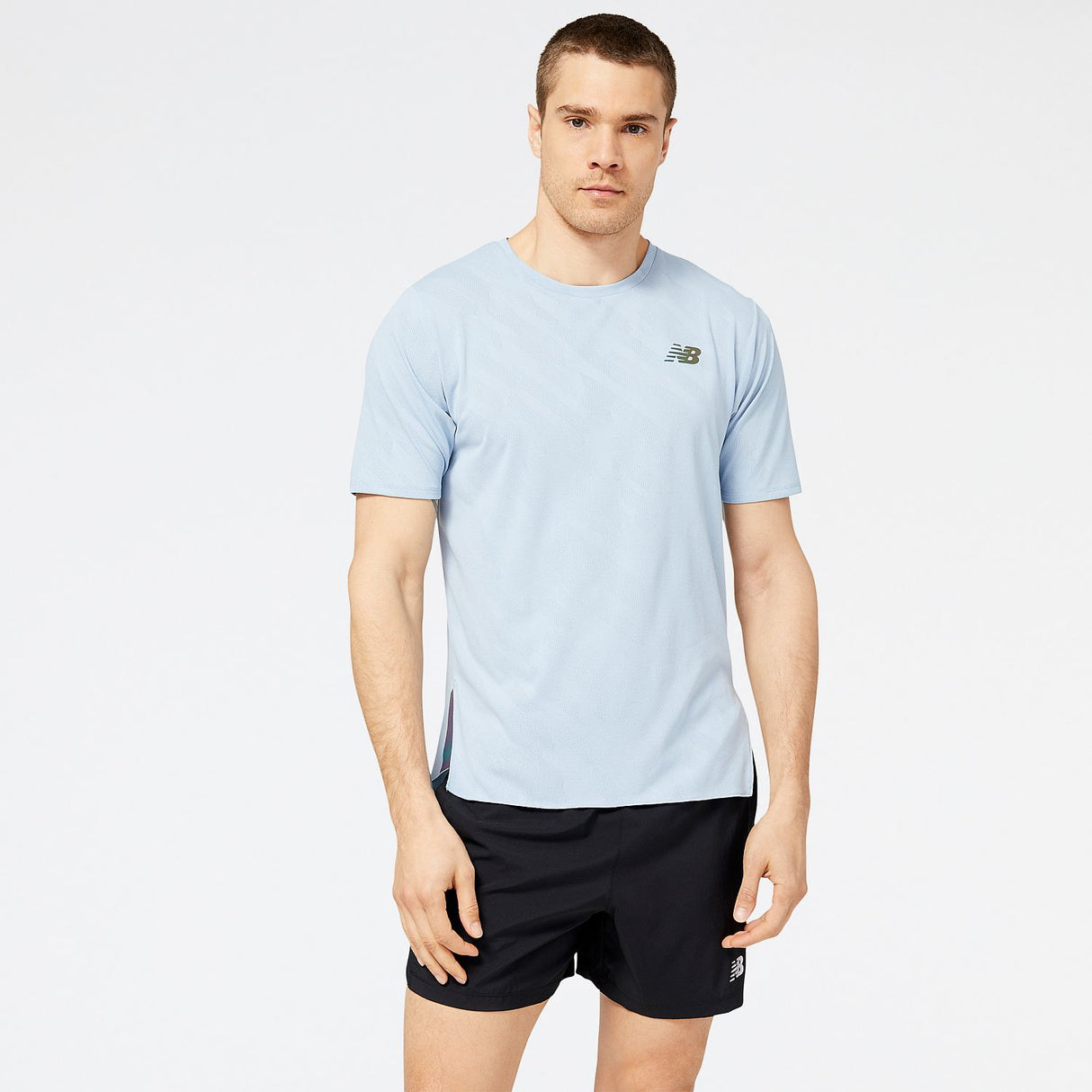 New Balance Men's Q Speed Jacquard Short Sleeve-1
