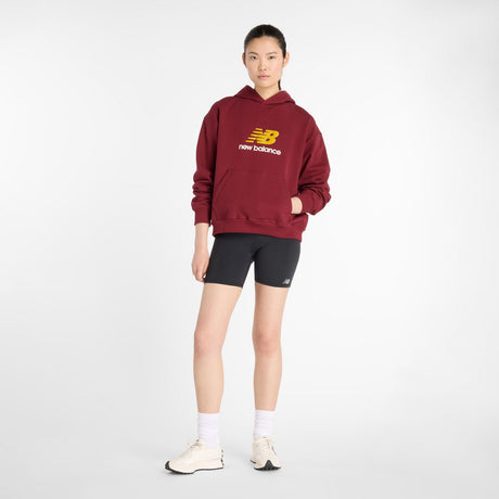 New Balance Women's Athletics French Terry Logo Hoodie-1