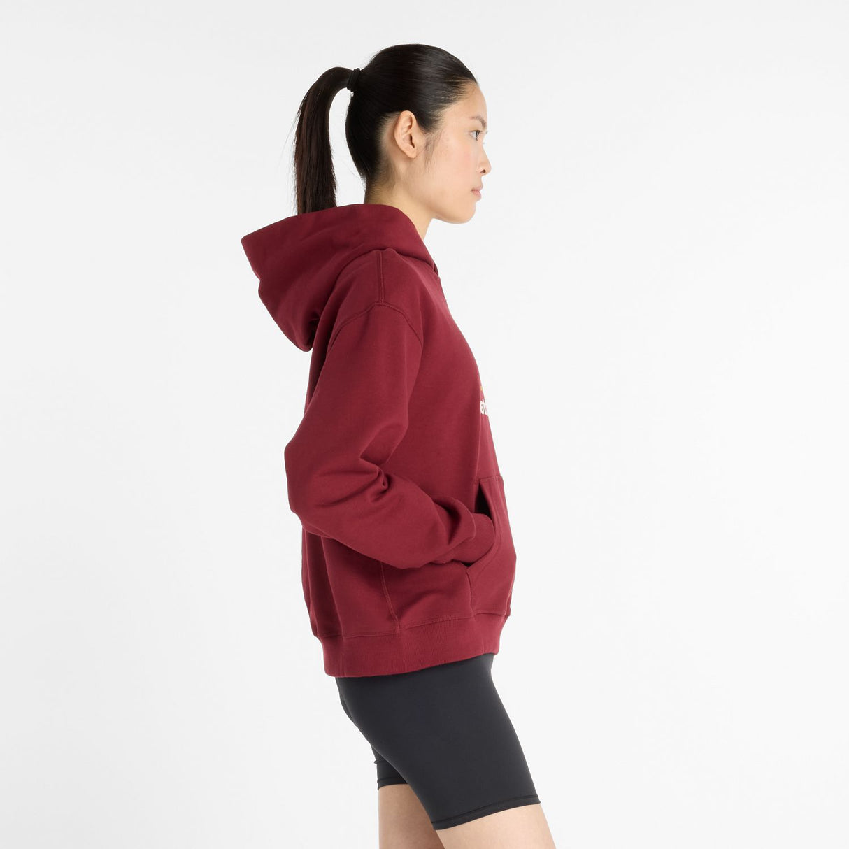 New Balance Women's Athletics French Terry Logo Hoodie-3