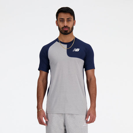 New Balance Men's SS Asym Baseball Top Left-1
