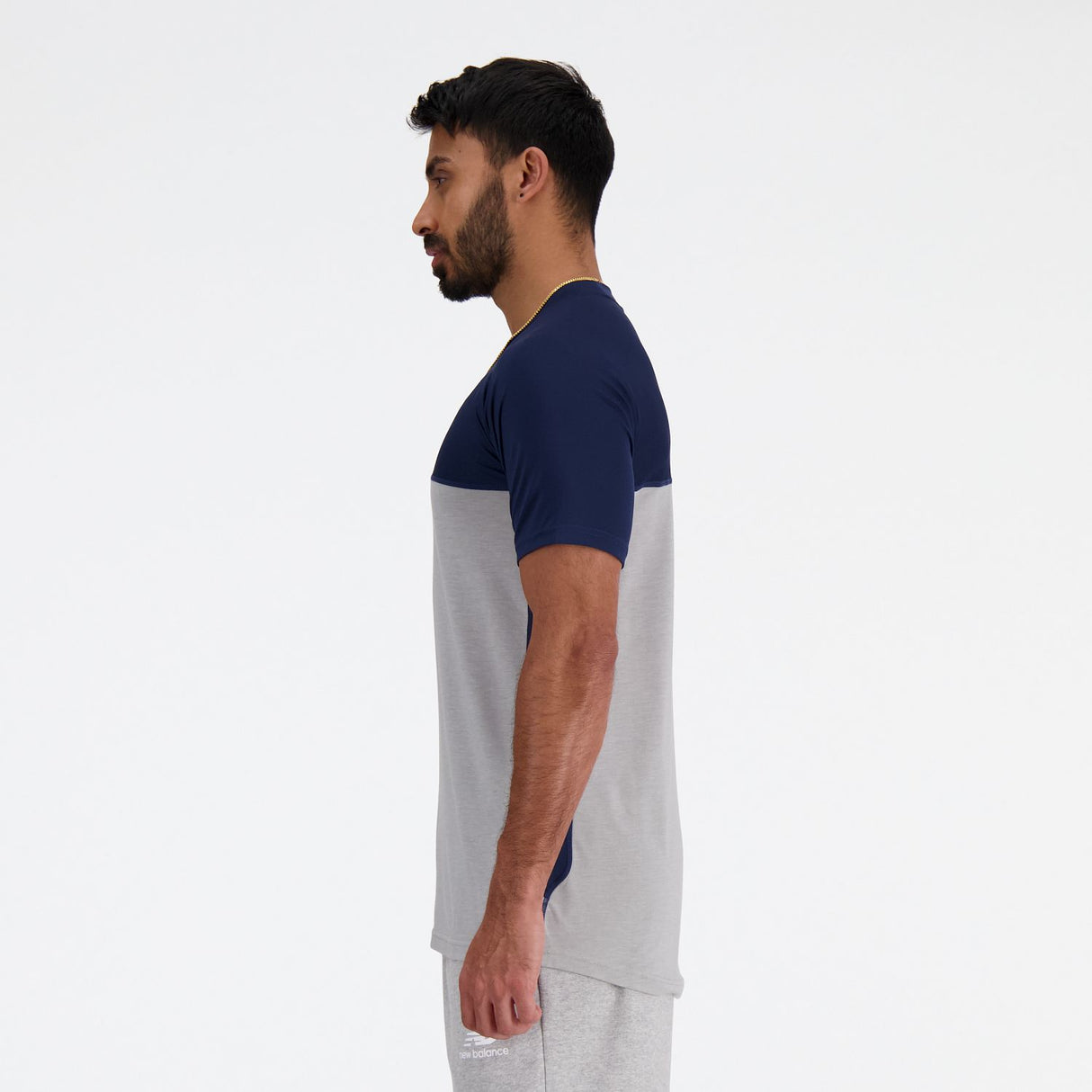 New Balance Men's SS Asym Baseball Top Left-2