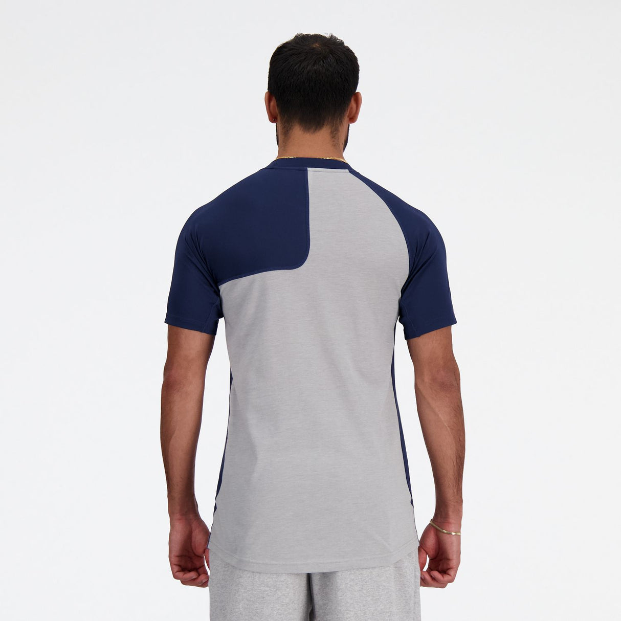 New Balance Men's SS Asym Baseball Top Left-3