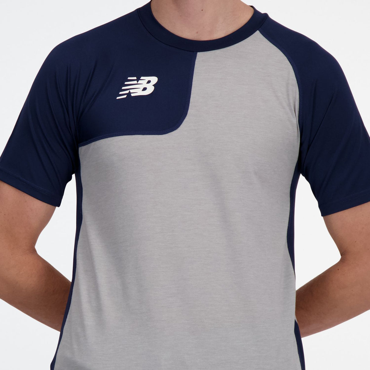 New Balance Men's SS Asym Baseball Top Right-4