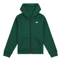 New Balance Youth Brush Back Small Logo Full Zip Hoodie-1