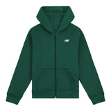 New Balance Youth Brush Back Small Logo Full Zip Hoodie-1