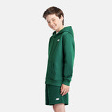 New Balance Youth Brush Back Small Logo Full Zip Hoodie-6