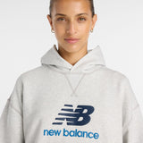 New Balance Women's Athletics French Terry Logo Hoodie-5