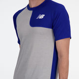 New Balance Men's SS Asym Baseball Top Left-4