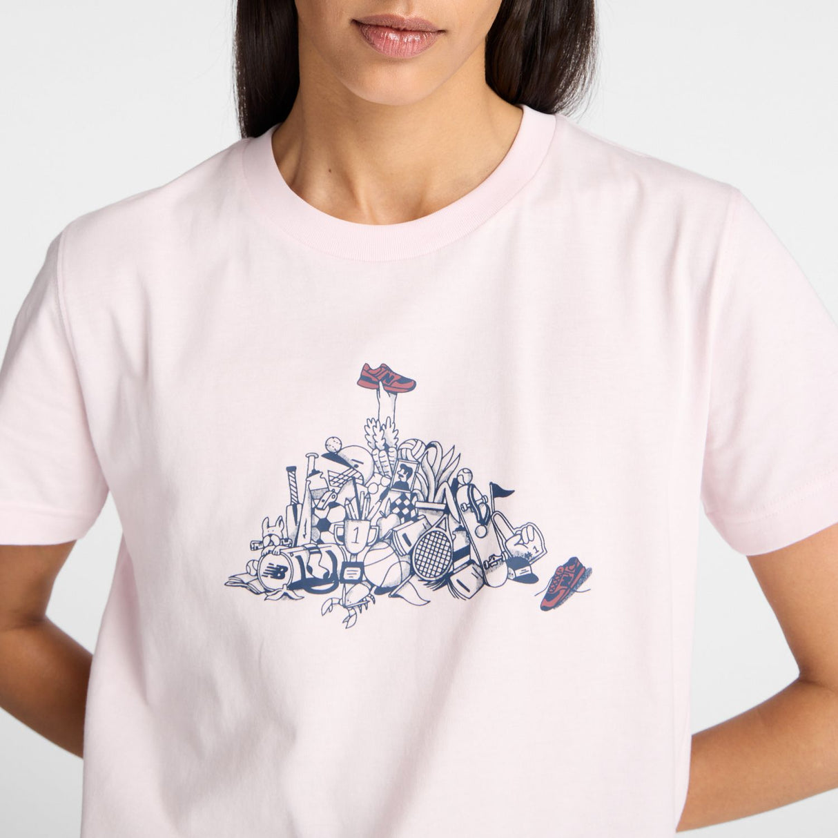 New Balance Women's Athletics Pile T-Shirt-4