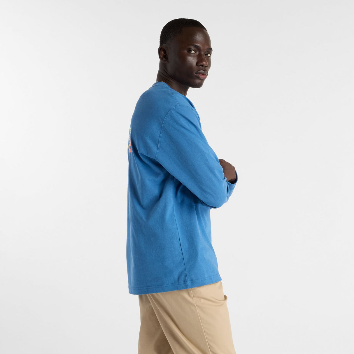 New Balance Men's Athletics Premium Back Logo Long Sleeve-2