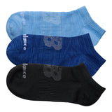New Balance Flat Knit No Show Socks 3 Pack-2