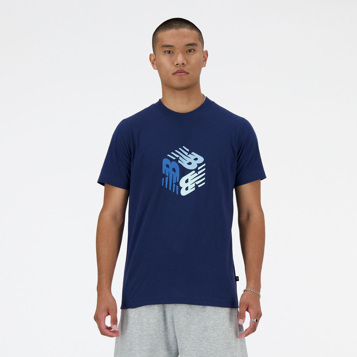New Balance Men's Sport Box Logo T-Shirt-1