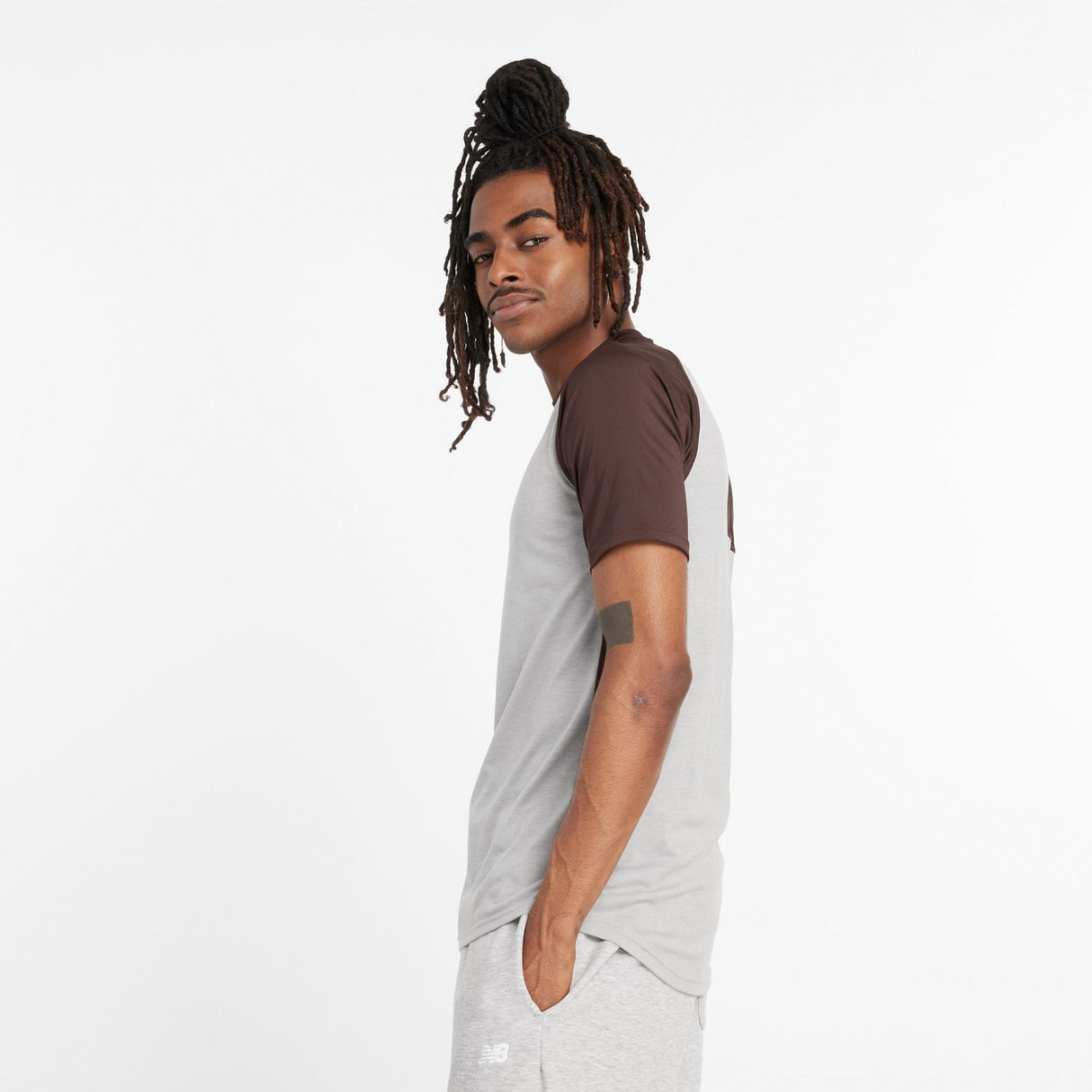 New Balance Men's SS Asym Baseball Top Right-2