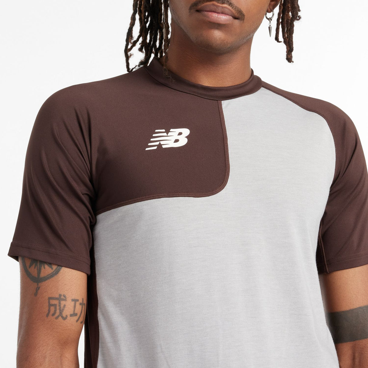 New Balance Men's SS Asym Baseball Top Right-4
