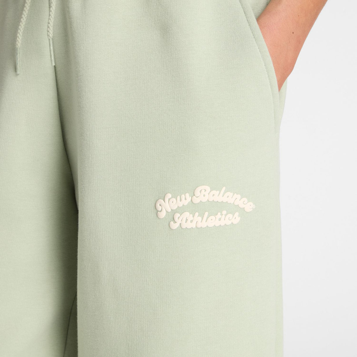 New Balance Women's Linear Heritage Fleece Wide Leg Pant-4