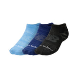 New Balance Flat Knit No Show Socks 3 Pack-3