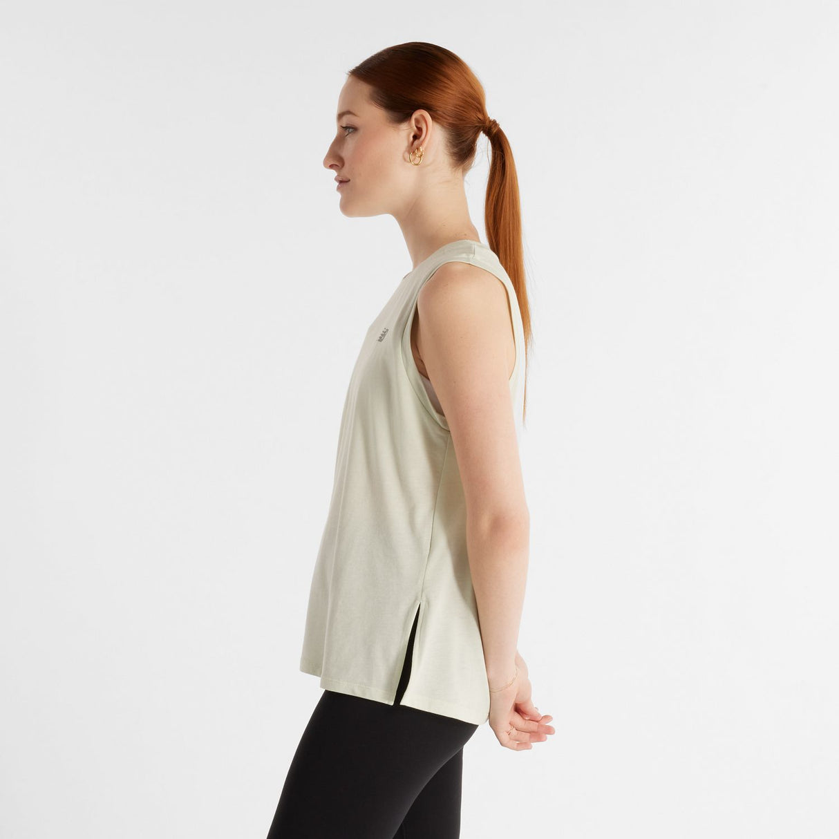 New Balance Women's Sport Essentials Heather Tech Tank-2