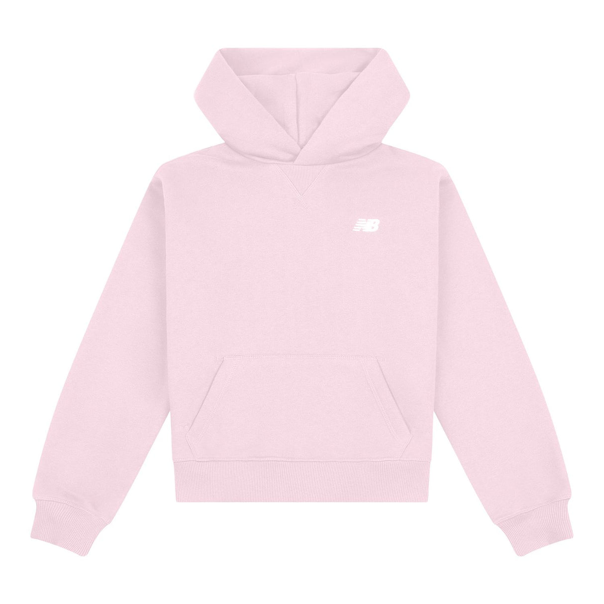 New Balance Youth Brush Back Small Logo Hoodie-1