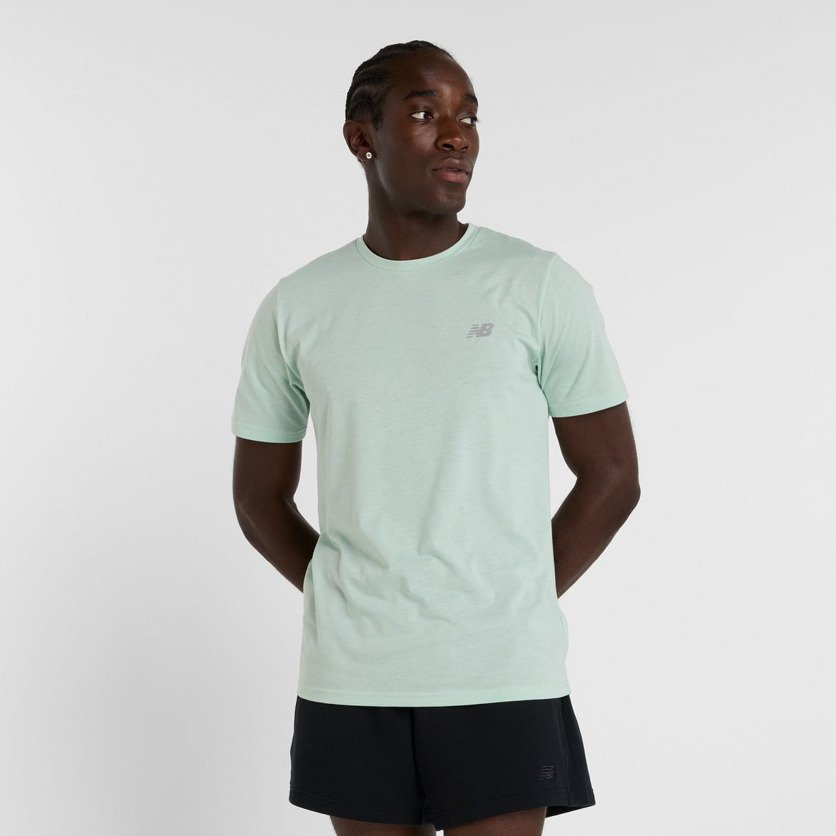 New Balance Men's Sport Essentials Heathertech T-Shirt-1