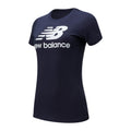 New Balance Women's Essentials Stacked Logo Tee-1