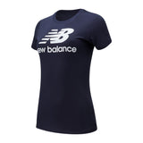New Balance Women's Essentials Stacked Logo Tee-1