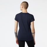 New Balance Women's Essentials Stacked Logo Tee-5