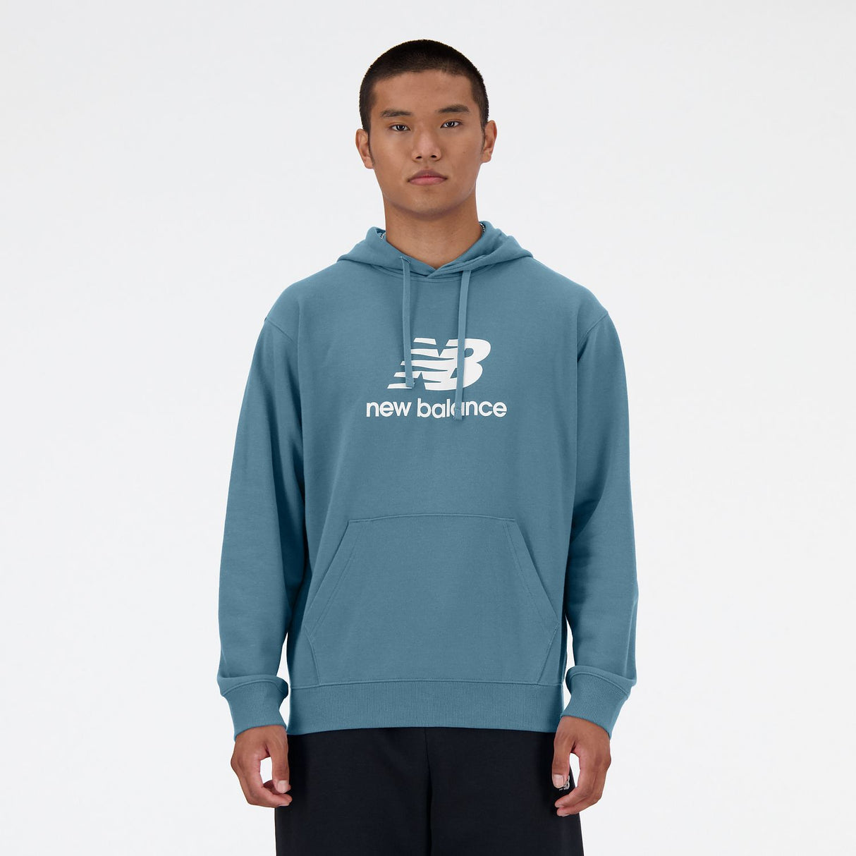 New Balance Men's Sport Essentials French Terry Logo Hoodie-1
