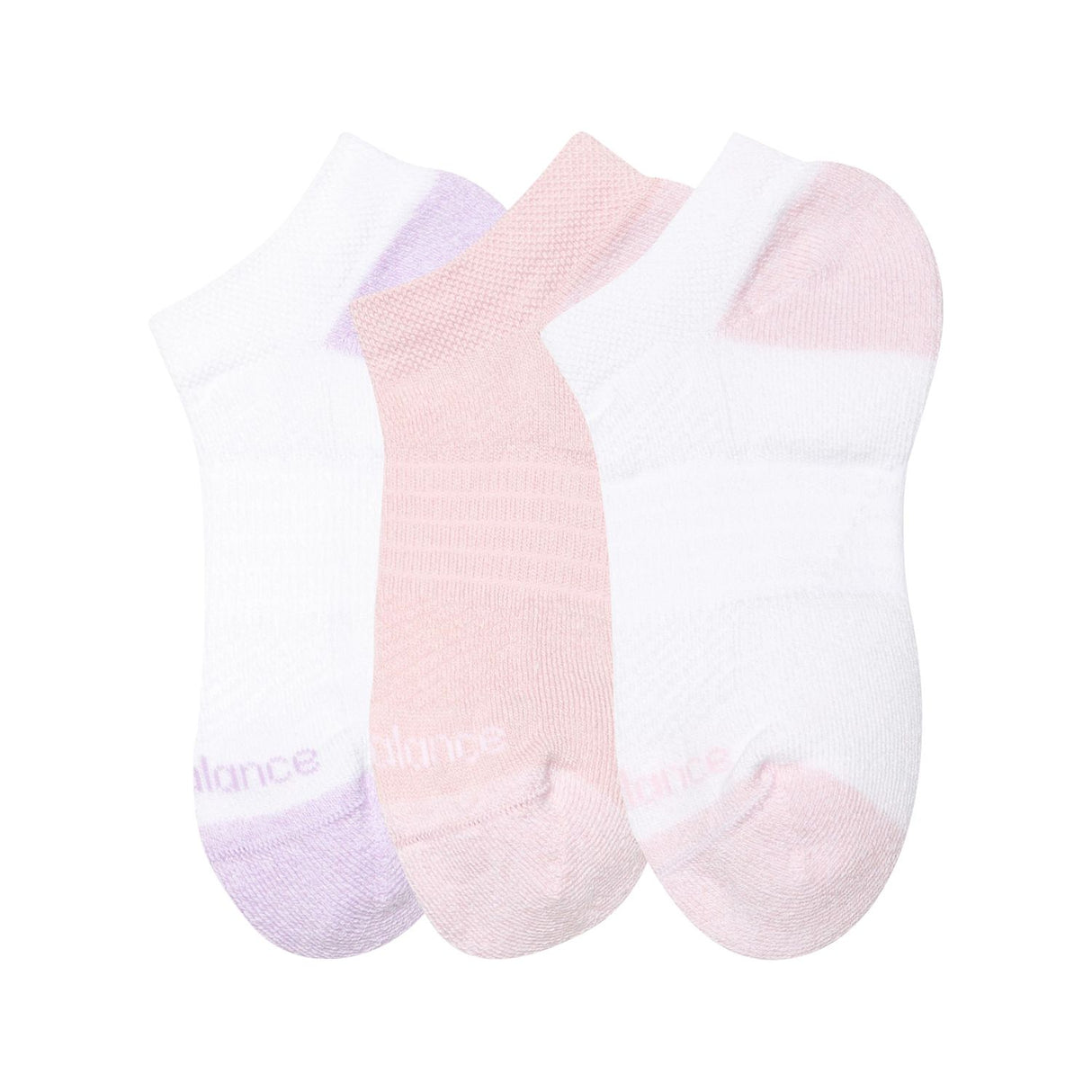 New Balance Youth Active No Show Socks 3 Pack-2