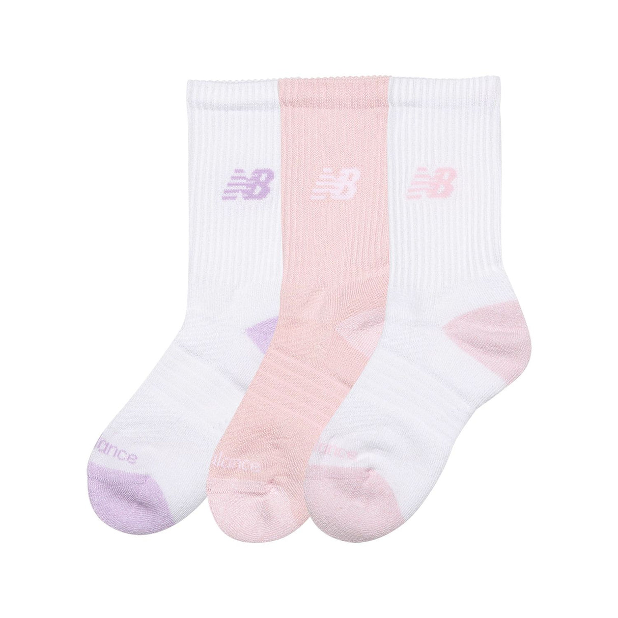 New Balance Youth Active Crew Socks 3 Pairs-2