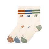 New Balance Active Lifestyle Striped Crew Socks 3 Pack-2