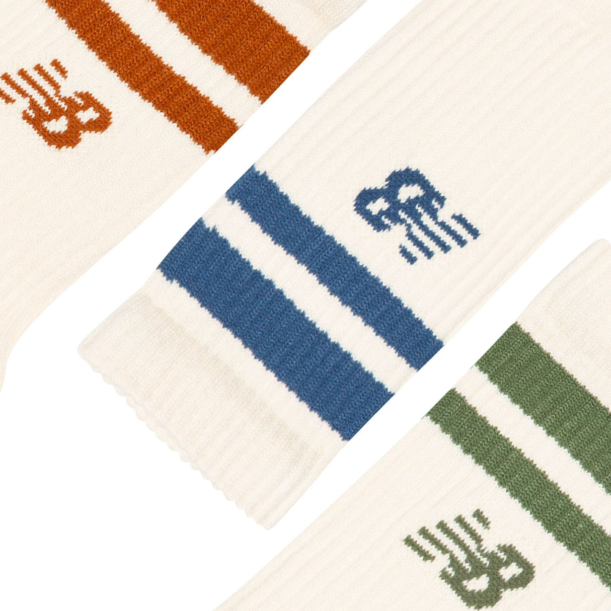 New Balance Active Lifestyle Striped Crew Socks 3 Pack-4