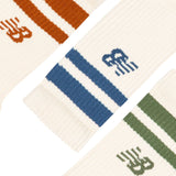 New Balance Active Lifestyle Striped Crew Socks 3 Pack-4