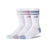 New Balance Active Lifestyle Striped Crew Socks 3 Pack-1