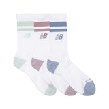 New Balance Active Lifestyle Striped Crew Socks 3 Pack-3