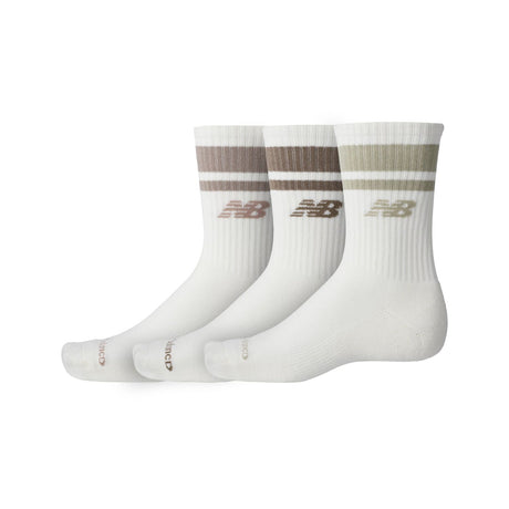 New Balance Everyday Stripe Midcalf 3 Pair-1